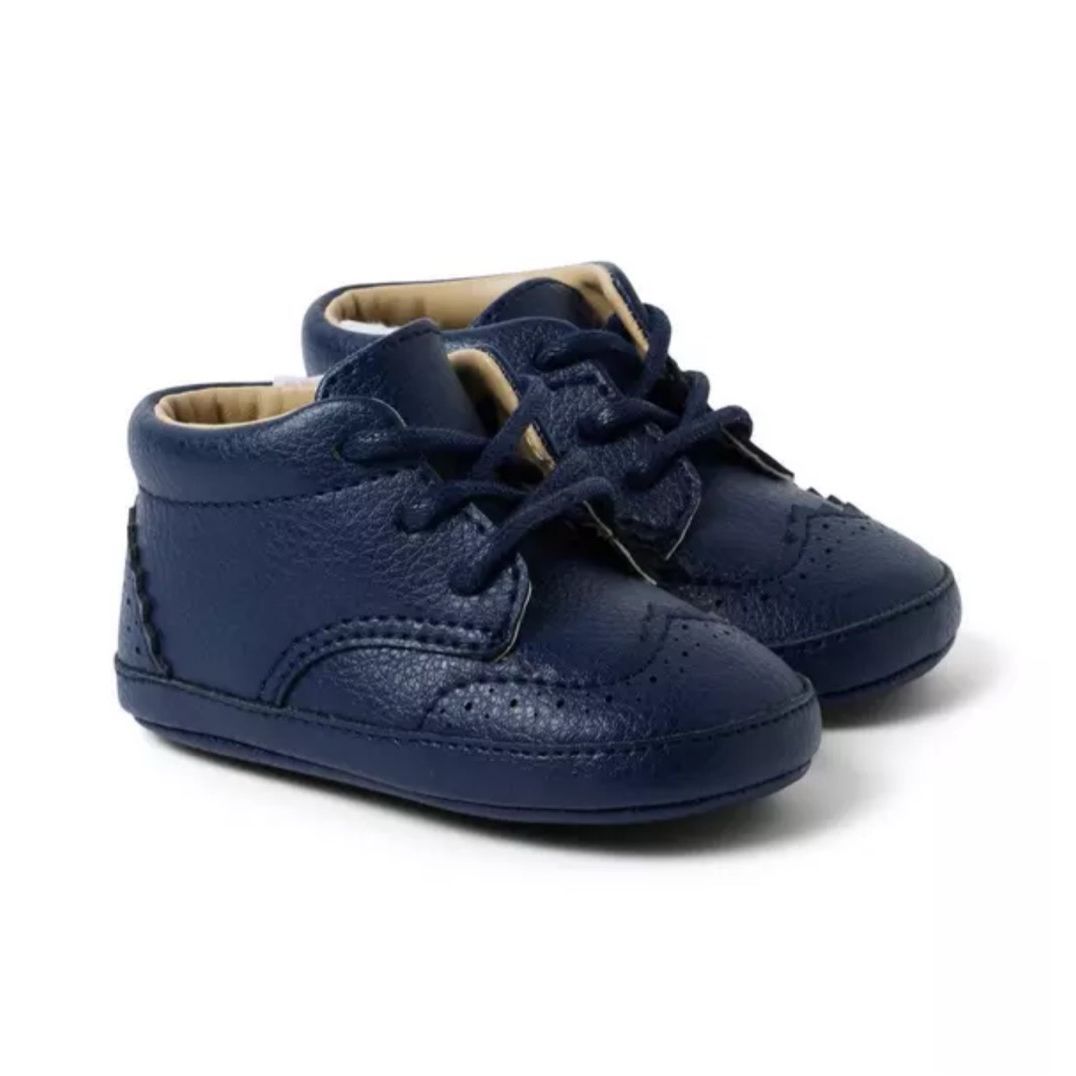 Janie  Jack Baby Wingtip Shoe In Merchant Marine Size 612 Months